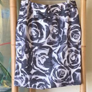 Banana Republic Print Skirt